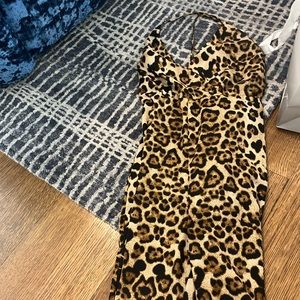 Urban Outfitters Leopard Jumpsuit